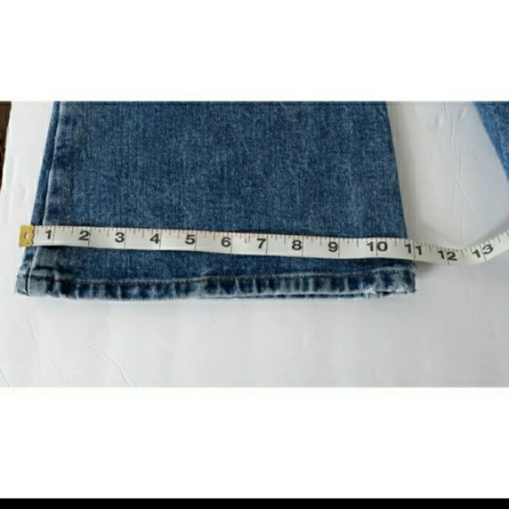 Womens vtg Canyon River blues sz 7 wide Leg 100% cotton Denim Jean's pants - Picture 7 of 8